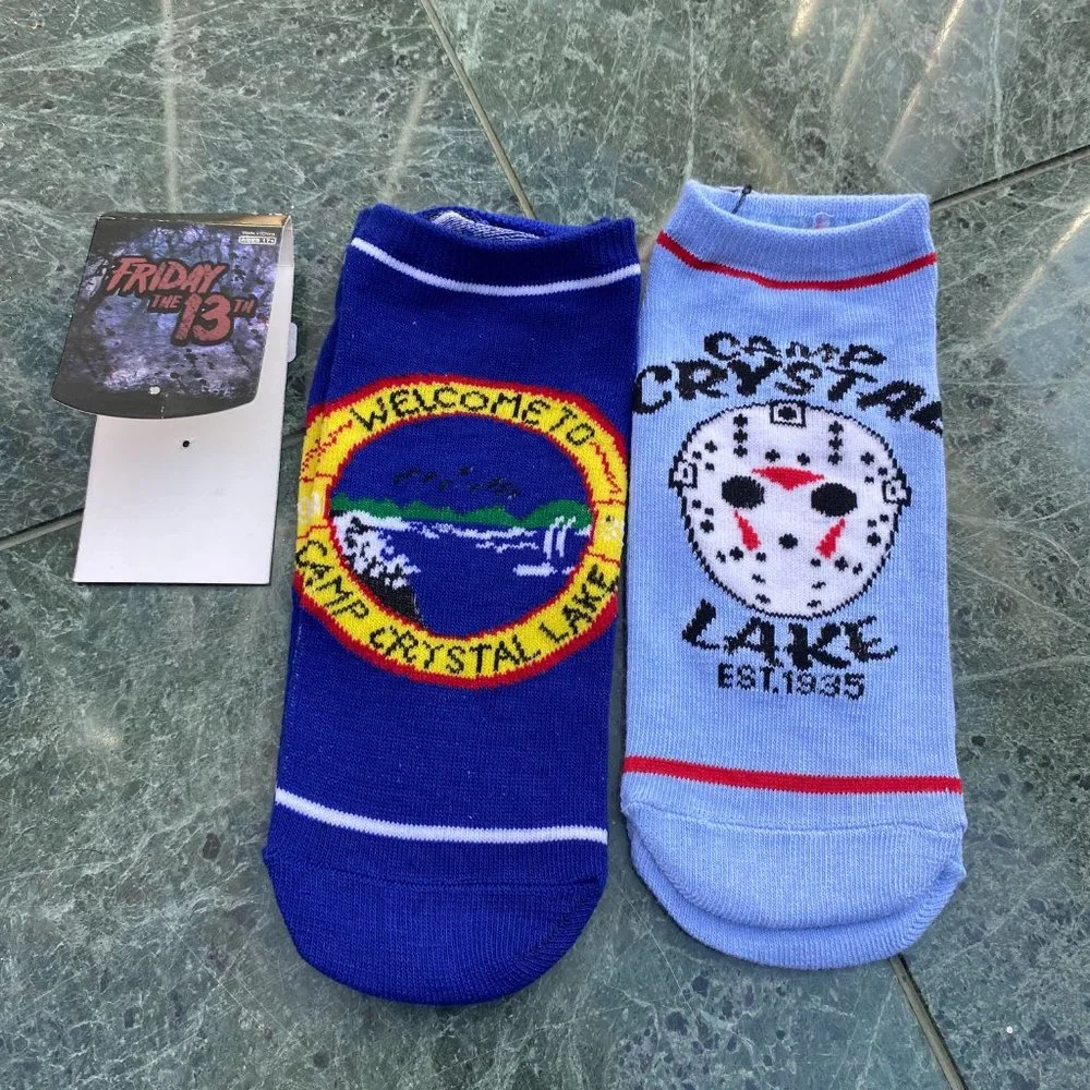 Friday The 13th Socks size 5-9 Women's Horror Halloween